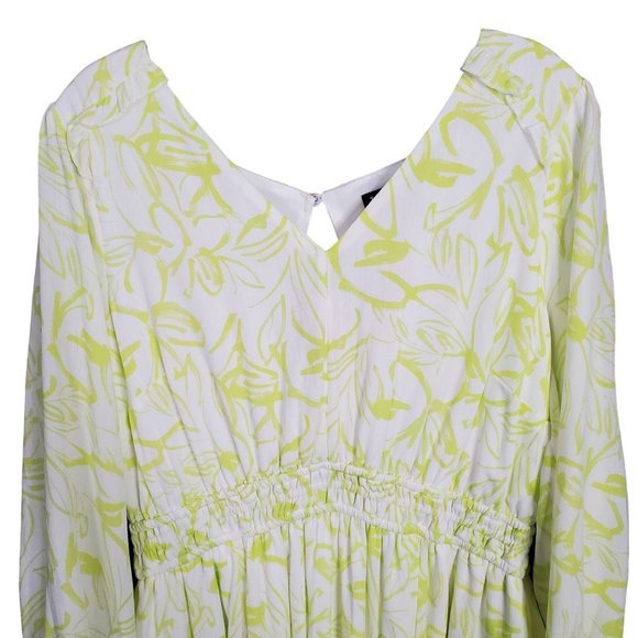 Torrid NWT Size 1X 14/16 Dress Gauze Ruffle Wide Waistband Pockets Pullover - Picture 7 of 14